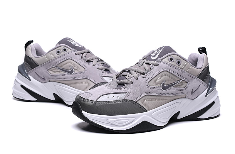 Classic Nike M2K Tekno Grey Black White - Click Image to Close